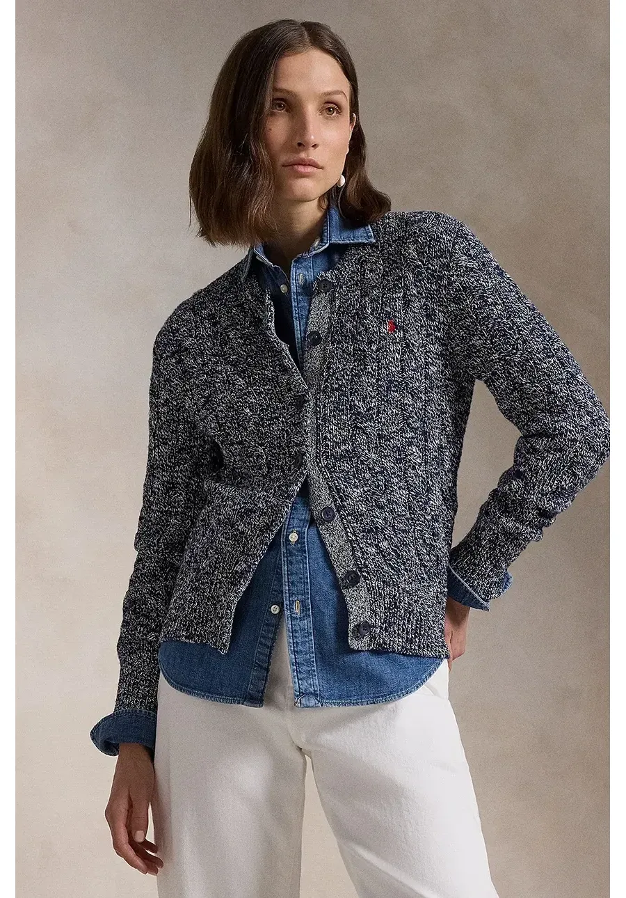 obrazek 1 Polo Ralph Lauren kardigan bawełniany kolor beżowy 211947926