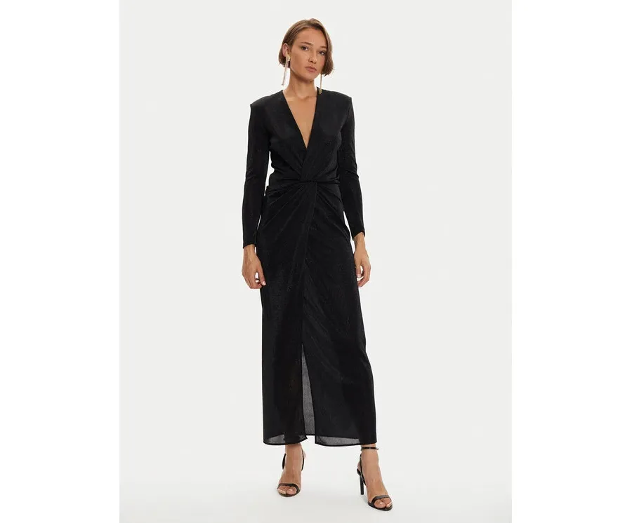 obrazek 1 Simona Corsellini Sukienka wieczorowa A24CEAB045 Czarny Slim Fit