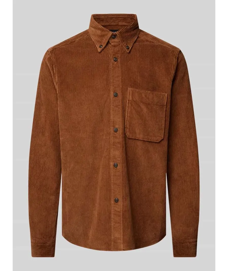 obrazek 1 Kurtka koszulowa o kroju regular fit z kołnierzykiem typu button down model ‘Nero’