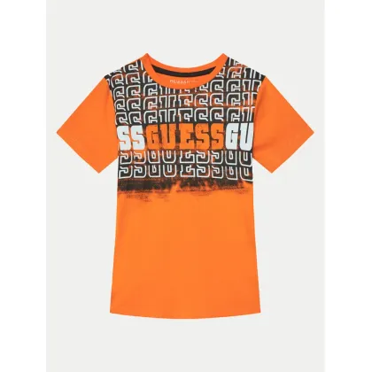 Zdjęcie Guess T-Shirt L5RI23 K8HM4 Pomarańczowy Regular Fit
