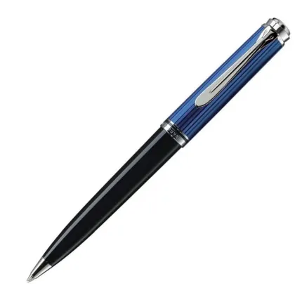 Picture Elegant Pelikan Souveran K805 Black-Blue ballpoint pen as a gift