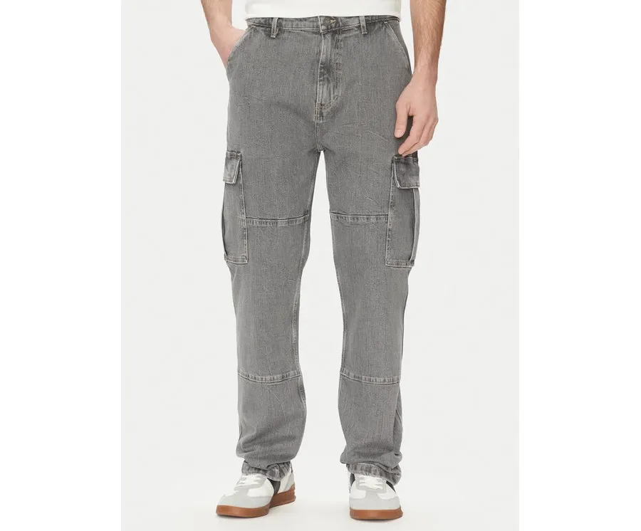 obrazek 1 Guess Jeans Jeansy M5GA88D5LW2 Szary Relaxed Fit