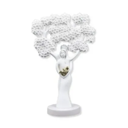Picture Luxurious tree of life sculpture with figures and a baby