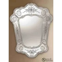 Picture Original Venetian mirror with a beautiful Murano glass frame