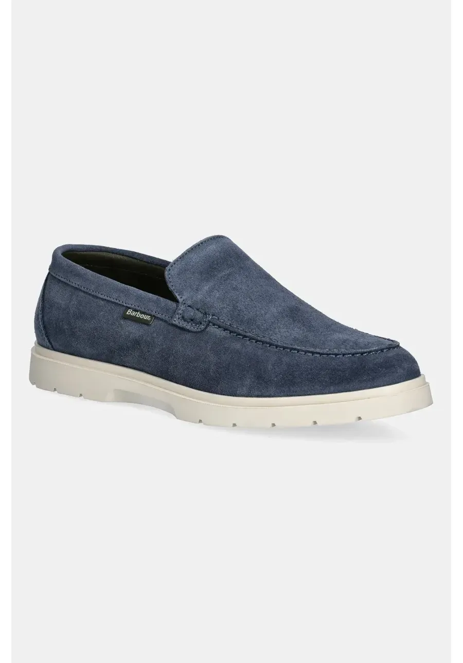 obrazek 1 Barbour mokasyny zamszowe Carty męskie kolor granatowy MFO0797BL72