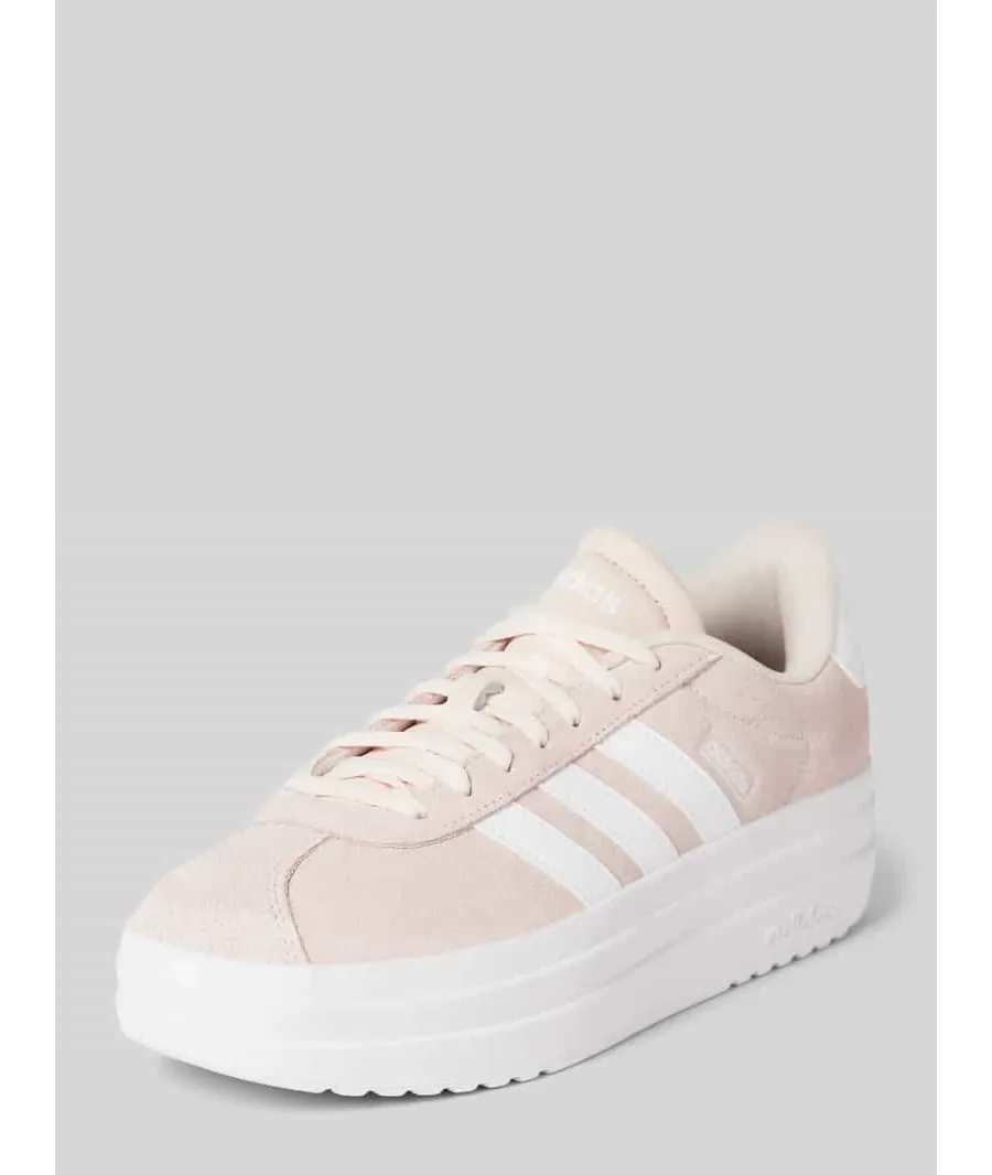 obrazek 1 Sneakersy na platformie z mieszanki skóry model ‘COURT’