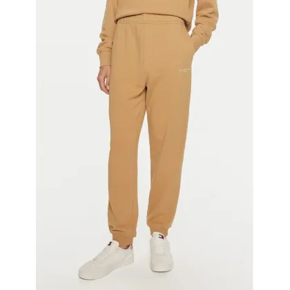 Zdjęcie Tommy Hilfiger Spodnie dresowe WW0WW42883 Beżowy Regular Fit