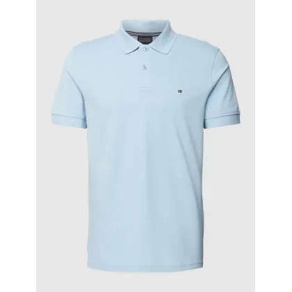 Zdjęcie Koszulka polo o kroju slim fit w jednolitym kolorze