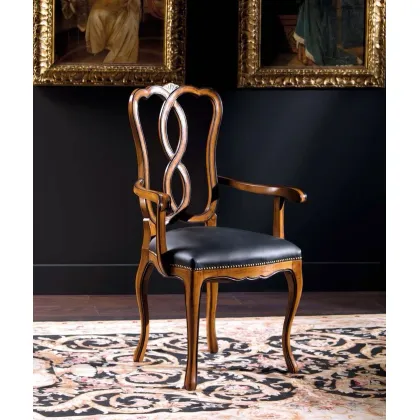 Zdjęcie Eleganckie krzesło Venice z tapicerowanym siedziskiem