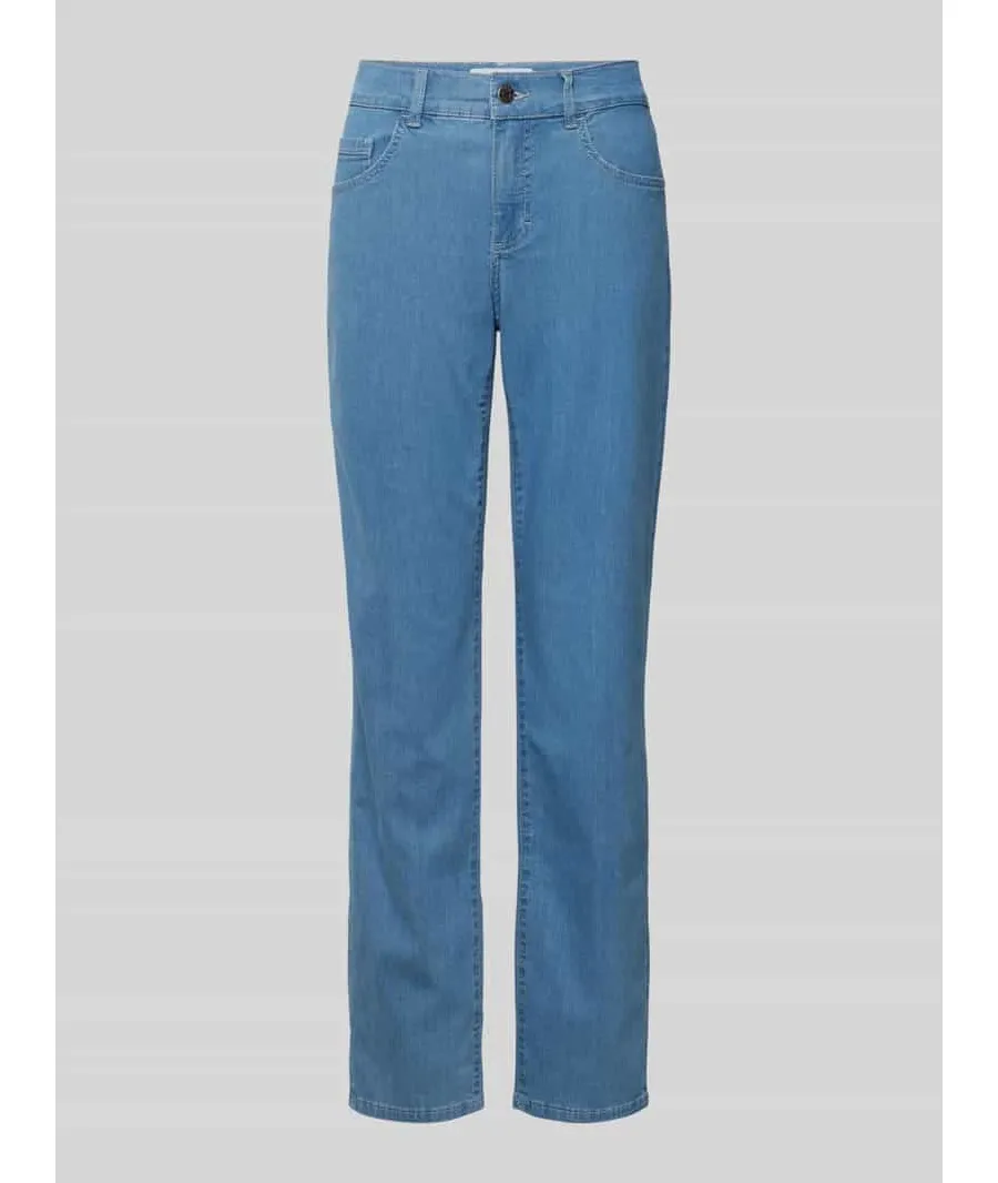 obrazek 1 Jeansy z prostą nogawką i 5 kieszeniami model ‘Dolly’