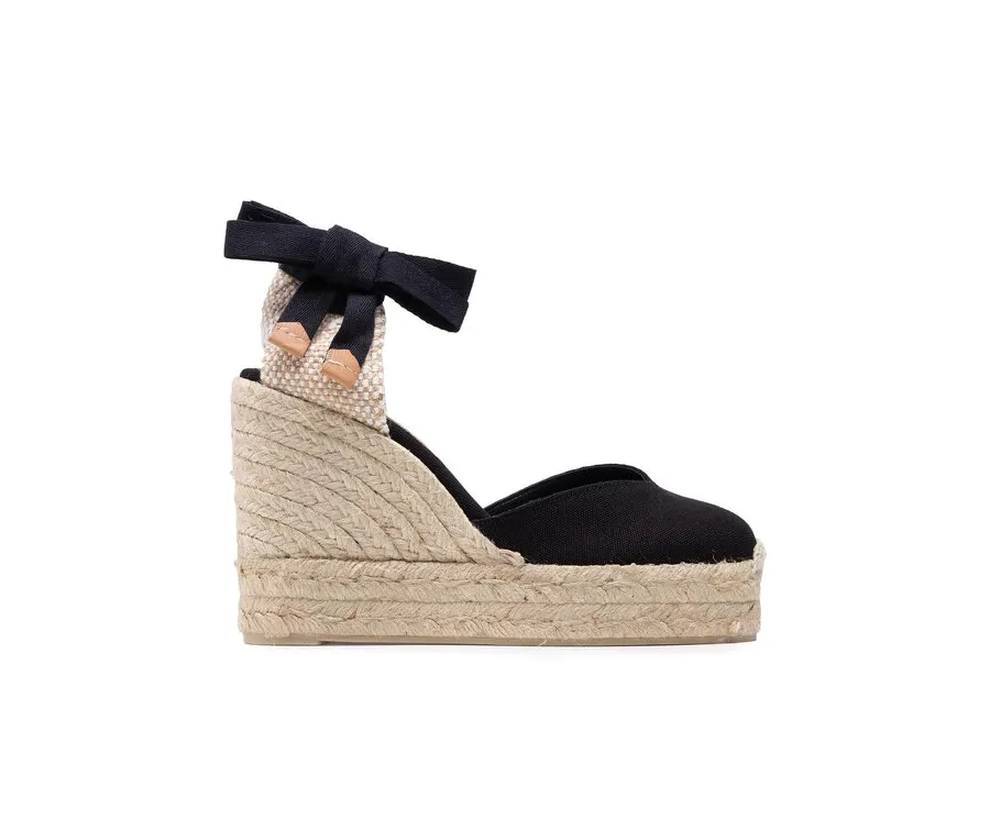 obrazek 1 Castañer Espadryle Chiara/8ED/001 020992-100 Czarny