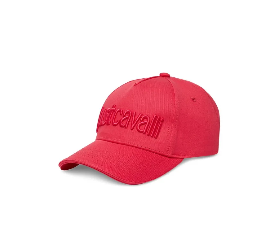 obrazek 1 Just Cavalli Czapka z daszkiem 78RAZK30 ZG192 Czerwony