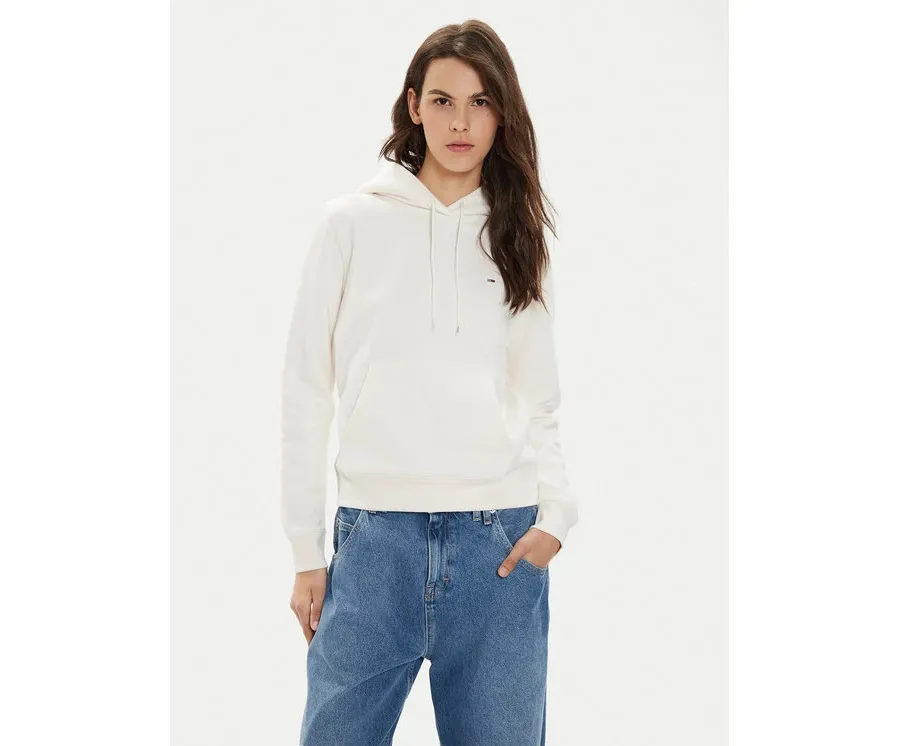 obrazek 1 Tommy Jeans Bluza Flag DW0DW19727 Écru Regular Fit