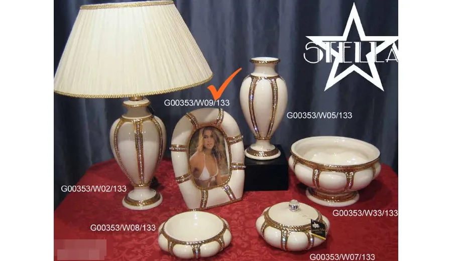 obrazek 1 Biała ceramiczna zjawiskowa ramka na zdjęcia