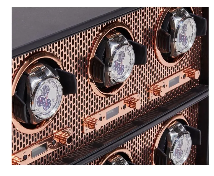 obrazek 3 Ekskluzywny rotomat Axis Copper na 8 zegarków