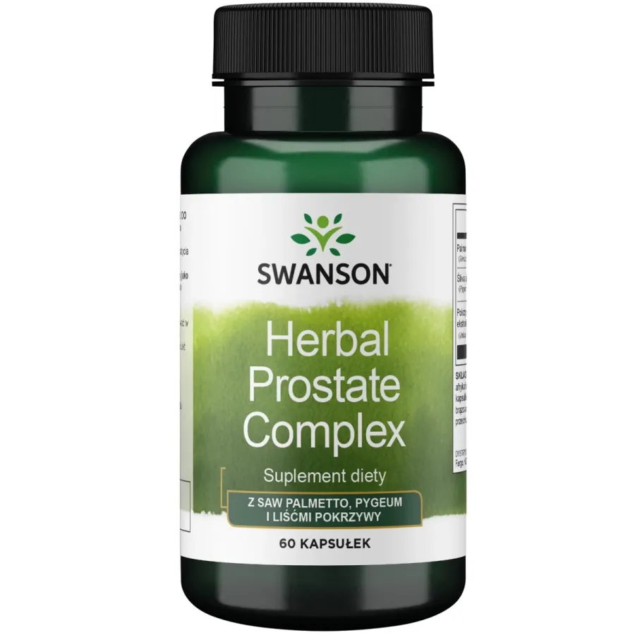 obrazek 1 Swanson Herbal Prostate Complex Preparat na prostatę Kapsułki