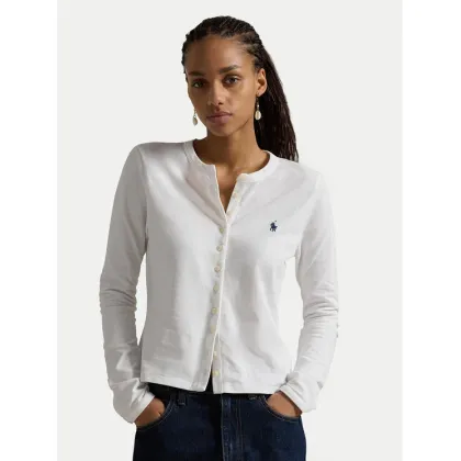 Zdjęcie Polo Ralph Lauren Kardigan 211941175004 Biały Slim Fit