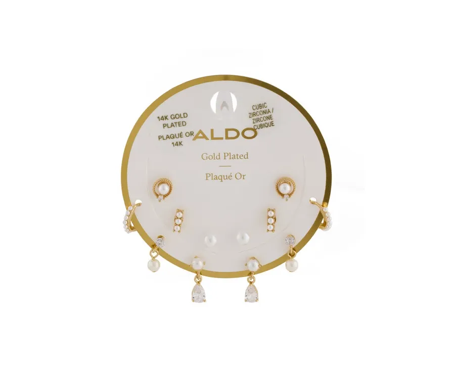 obrazek 1 Aldo Zestaw 6 par kolczyków Venue 13995096 Złoty