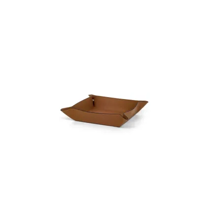 Zdjęcie Elegancka taca do serwowania wykonana ze skóry