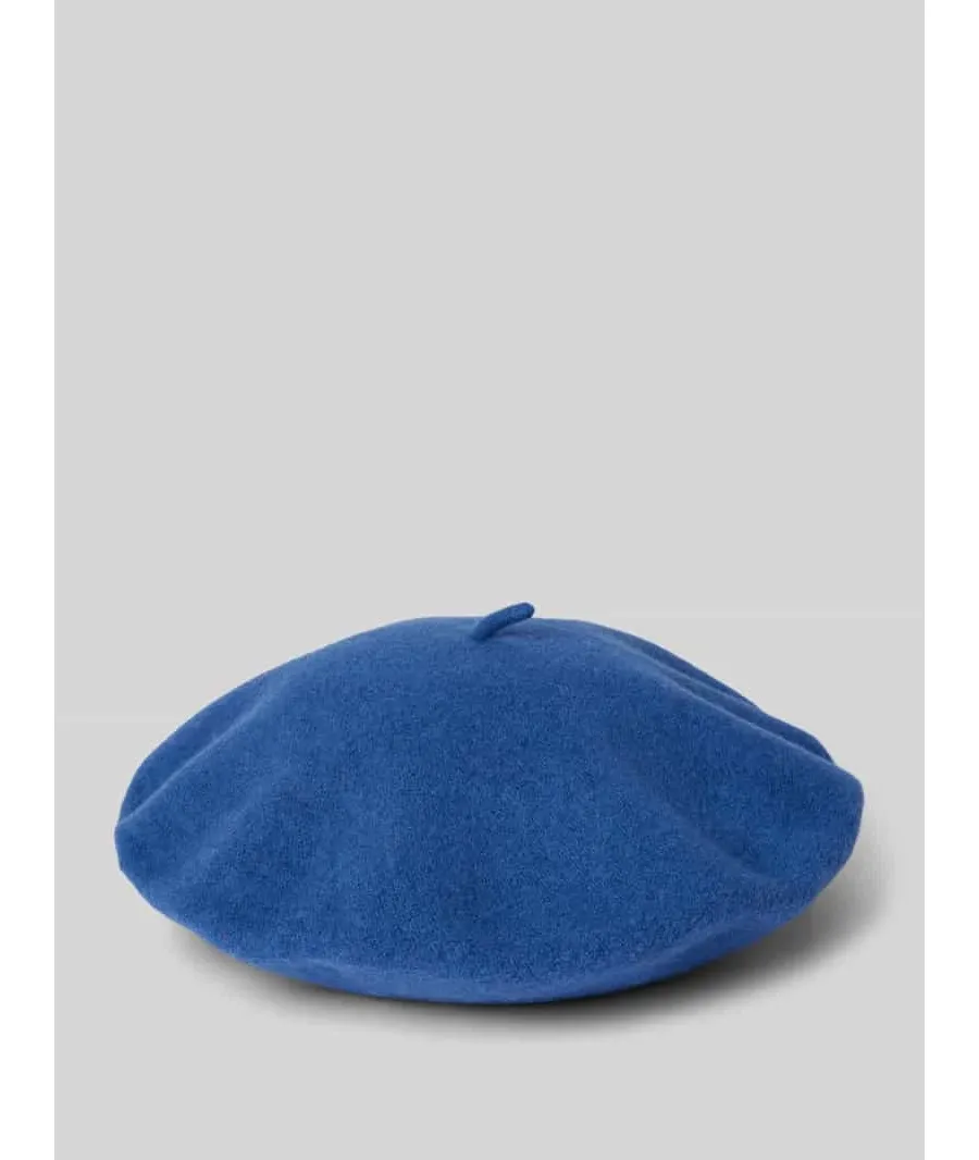 obrazek 1 Beret z wełny z fakturowanym wzorem