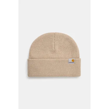 Zdjęcie Carhartt WIP czapka Stratus Hat Low kolor beżowy I025741.G1XX