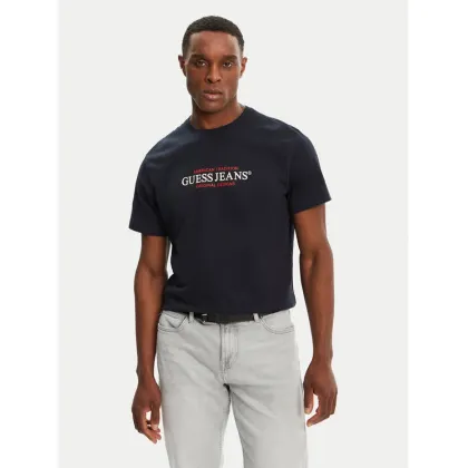 Zdjęcie Guess Jeans T-Shirt M4YI42 K8FQ4 Granatowy Regular Fit