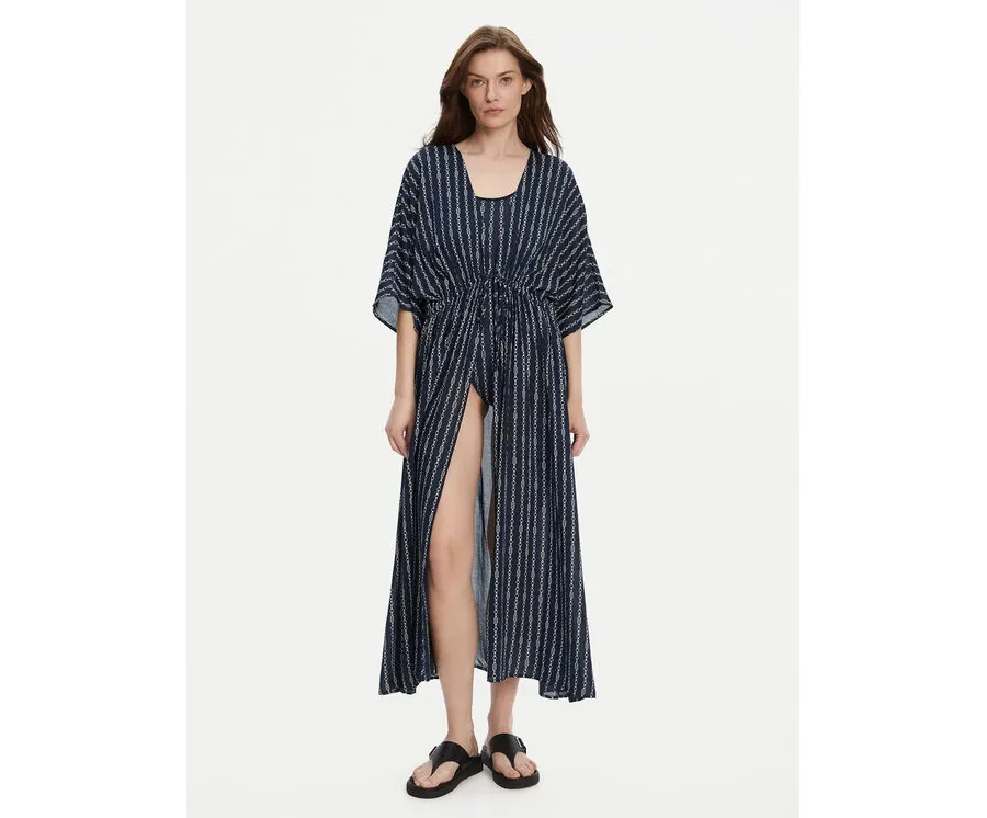 obrazek 1 Tommy Hilfiger Kimono UW0UW05960 Granatowy Relaxed Fit