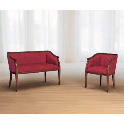 Zdjęcie Antyczna oryginalna mała sofa do pięknego salonu - Morello Gianpaolo