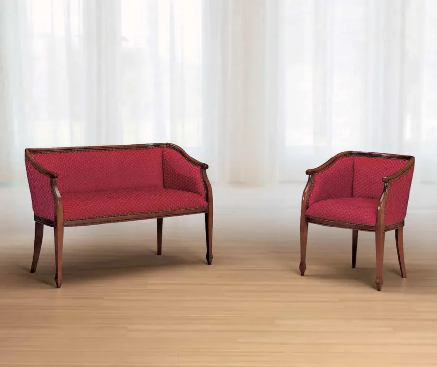 obrazek 1 Antyczna oryginalna mała sofa do pięknego salonu - Morello Gianpaolo