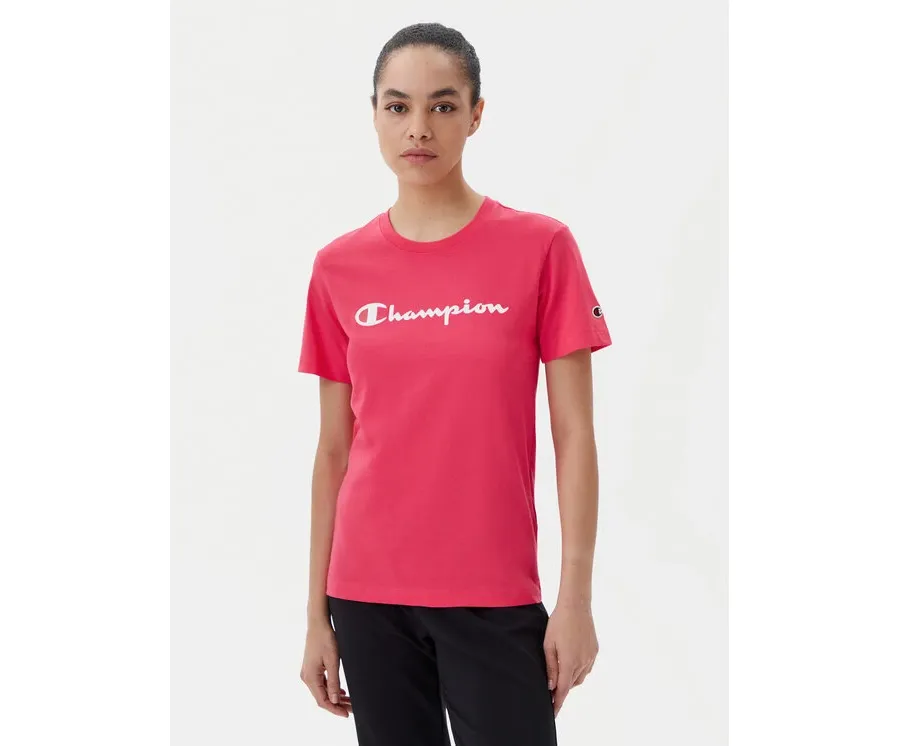 obrazek 1 Champion T-Shirt 118090 Koralowy Slim Fit