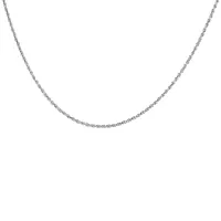 Zdjęcie Naszyjnik unisex z białego złota - 60 cm