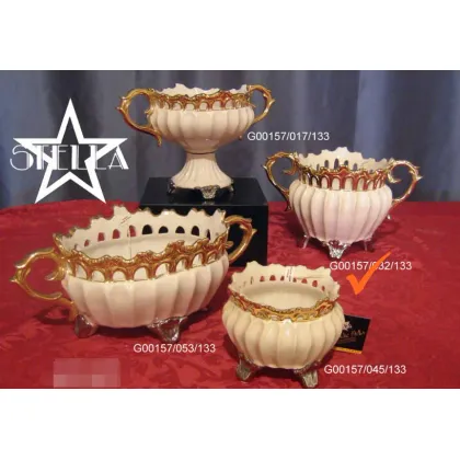 Zdjęcie Elegancka ceramiczna doniczka z ceramiki