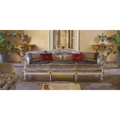 Zdjęcie Piękna trzyosobowa sofa do salonu - Morello Gianpaolo