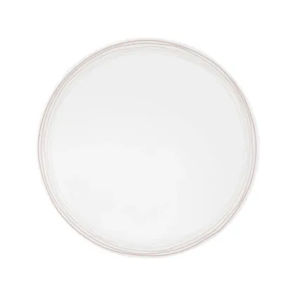 Zdjęcie Porcelanowy okrągły talerz śniadaniowy 22,5 cm o brązowym nowoczesnym zdobieniu - Seltmann Weiden