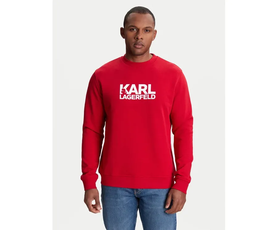 obrazek 1 KARL LAGERFELD Bluza 705091 553917 Czerwony Regular Fit