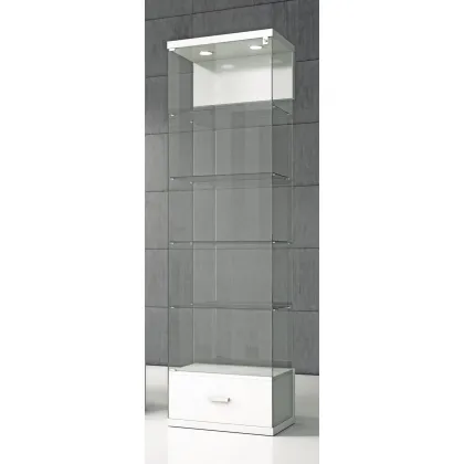 Zdjęcie Prestiżowa witryna sklepowa – słupek z podstawą w formie szuflady