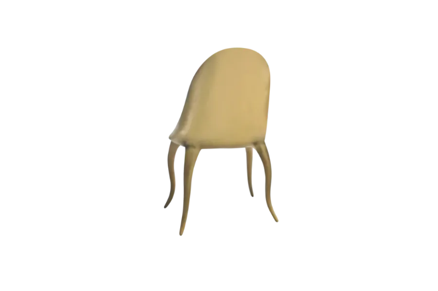 picture 3 Creative chair with a pale gold body - Karpa