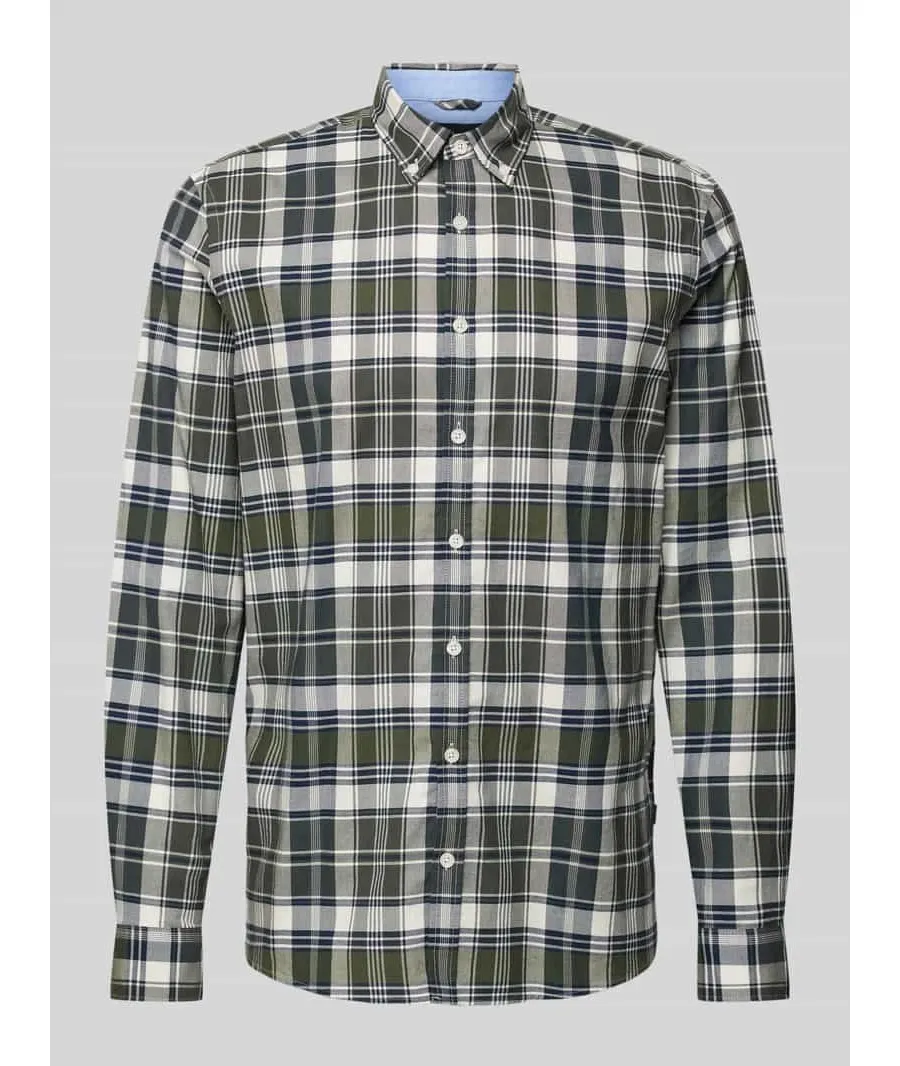 obrazek 1 Koszula casualowa o kroju regular fit z kołnierzykiem typu button down