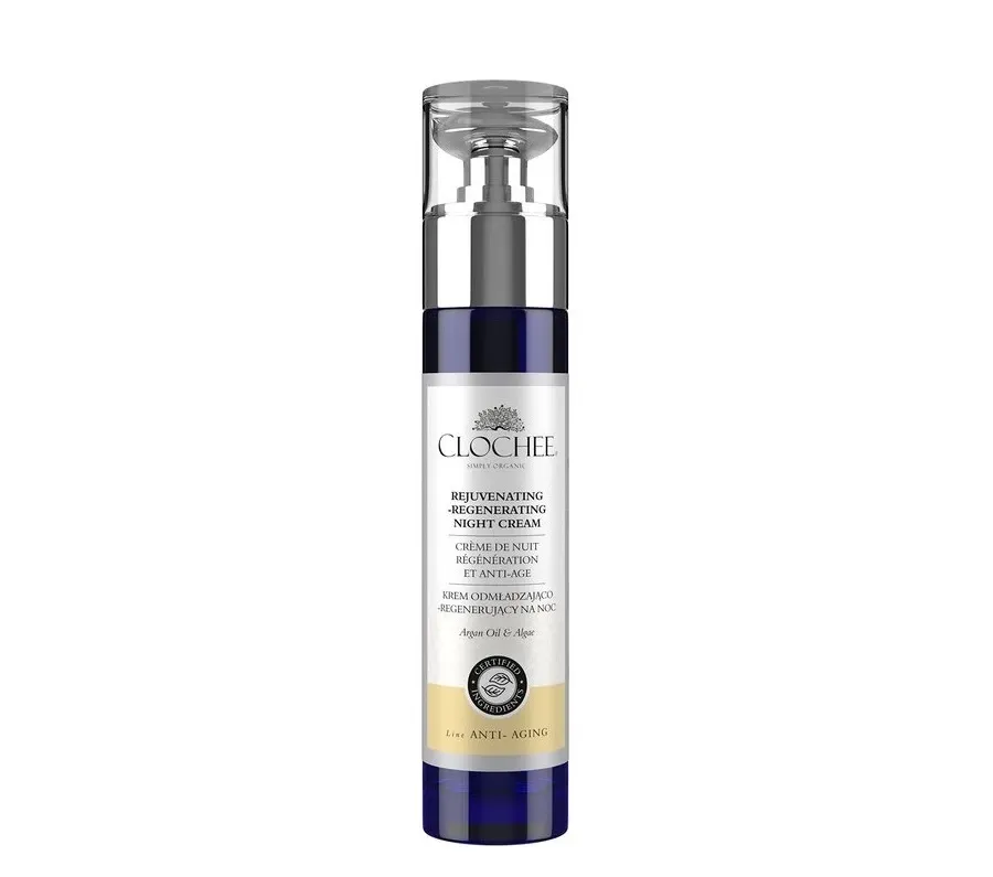 obrazek 1 Clochee Simply Organic Odmładzająco-regenerujący krem na noc 50 ml