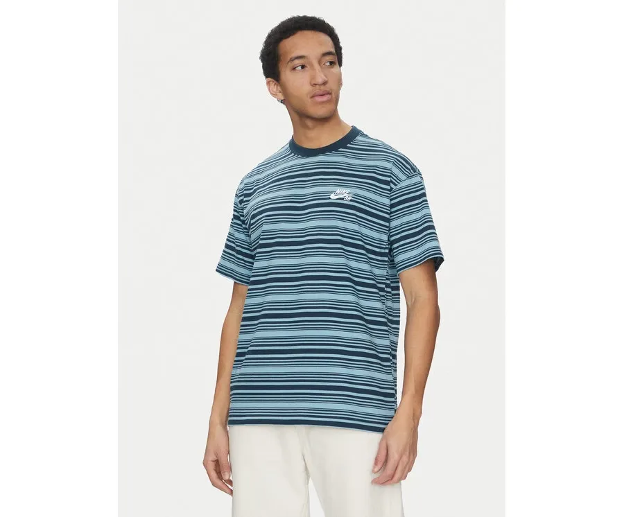 obrazek 1 Nike T-Shirt FQ3711 Niebieski Loose Fit