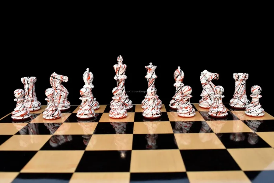obrazek 4 Charakterystyczny komplet figur szachowych idealny na prezent - The Chess Empire