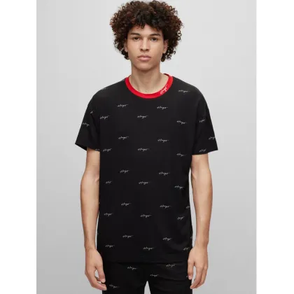 Zdjęcie Hugo Koszulka piżamowa 50490231 Czarny Relaxed Fit HUGO