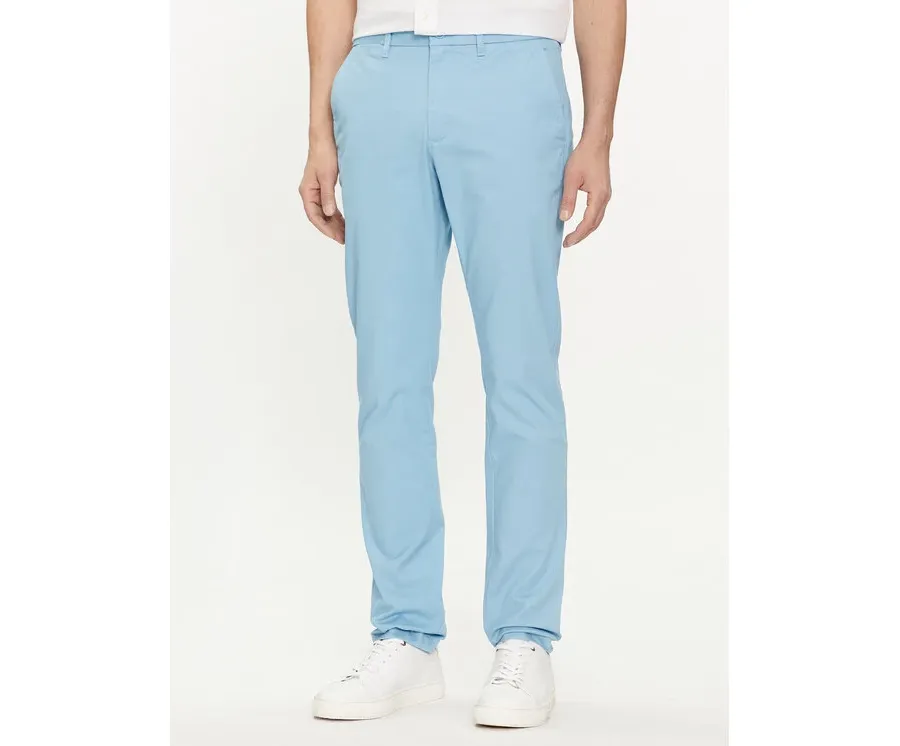 obrazek 1 Tommy Hilfiger Chinosy Bleecker MW0MW26619 Błękitny Slim Fit