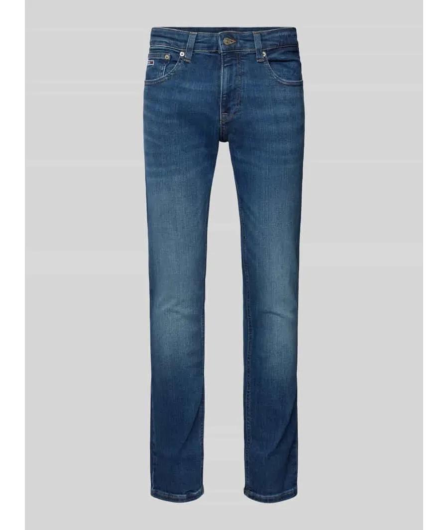 obrazek 1 Jeansy o kroju slim fit z wyhaftowanym logo