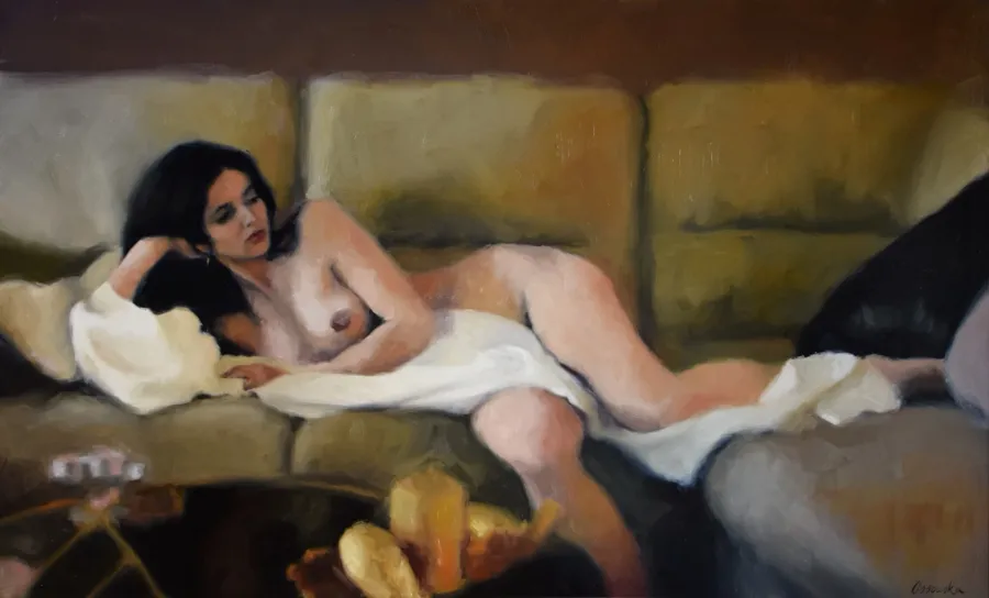 Dahlia, 150x90cm, Kamila Ossowska