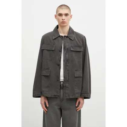 Zdjęcie Our Legacy kurtka koszulowa Uniform kolor szary przejściowa oversize M4241UA