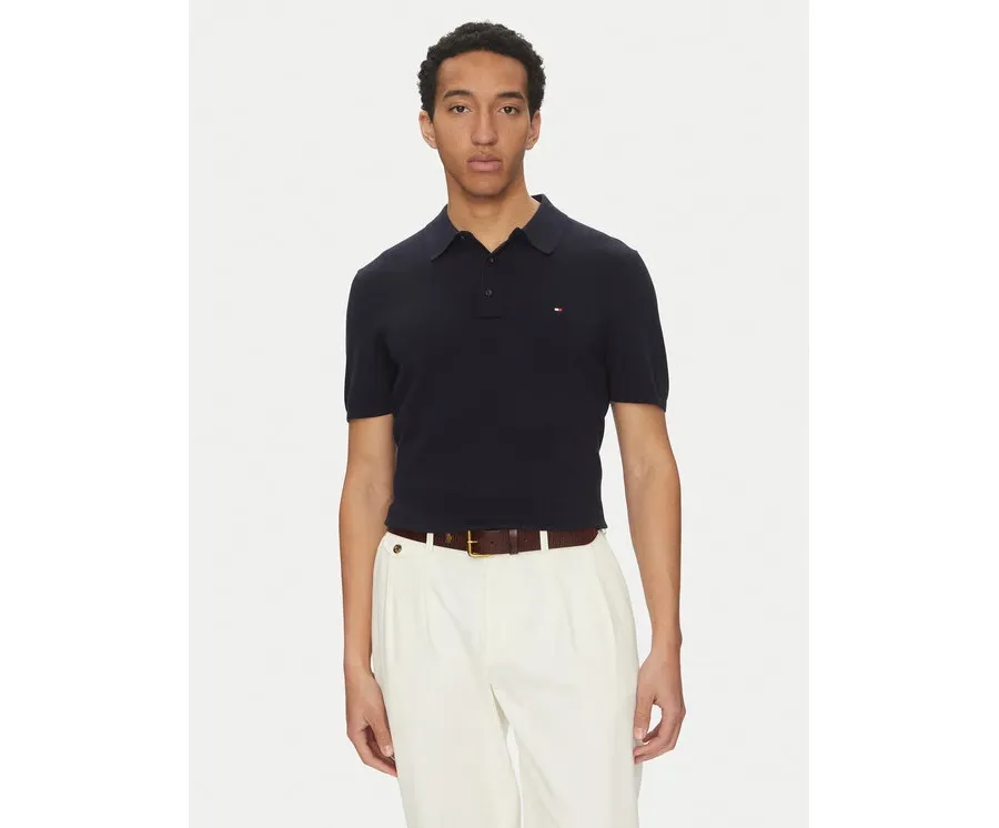 obrazek 1 Tommy Hilfiger Polo Essential MW0MW37396 Granatowy Regular Fit