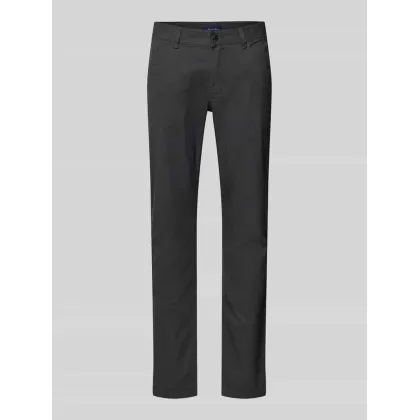 Zdjęcie Chinosy z prostą nogawką i fakturowanym wzorem
