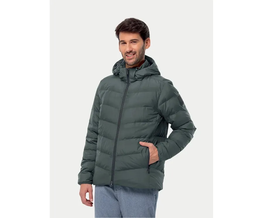 obrazek 1 Jack Wolfskin Kurtka puchowa Colonius Jkt 1207431 Zielony Regular Fit