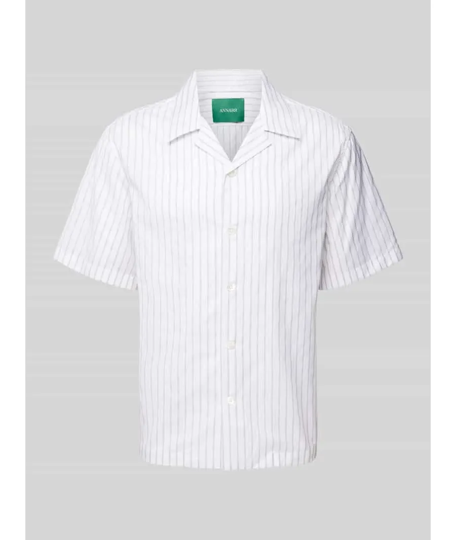 obrazek 1 Koszula casualowa o kroju relaxed fit ze wzorem w paski model ‘FRED’